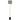 Livia Floor Lamp Black Travertine, Antique Brass and Grey