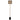 Livia Floor Lamp Black Travertine, Antique Brass and Grey