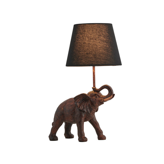 Elephant Trunk Up Table Lamp