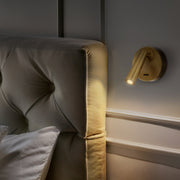 LODAN 3w LED 3000K Brass Interior Wall Light with Switch