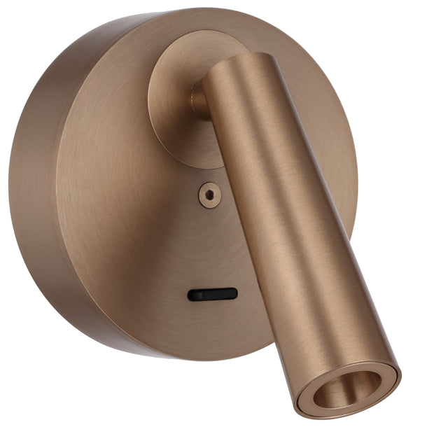 LODAN 3w LED 3000K Copper Interior Wall Light with Switch