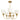 Benson Upwards 5 Light Pendant Satin Brass