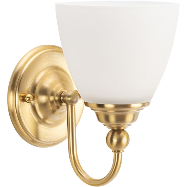 Nova 1 Light Wall Bracket Satin Brass