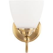 Nova 1 Light Wall Bracket Satin Brass
