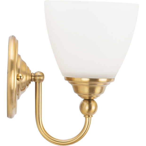 Nova 1 Light Wall Bracket Satin Brass