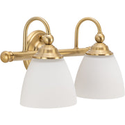 Nova 2 Light Wall Bracket Satin Brass