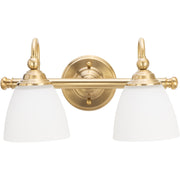 Nova 2 Light Wall Bracket Satin Brass