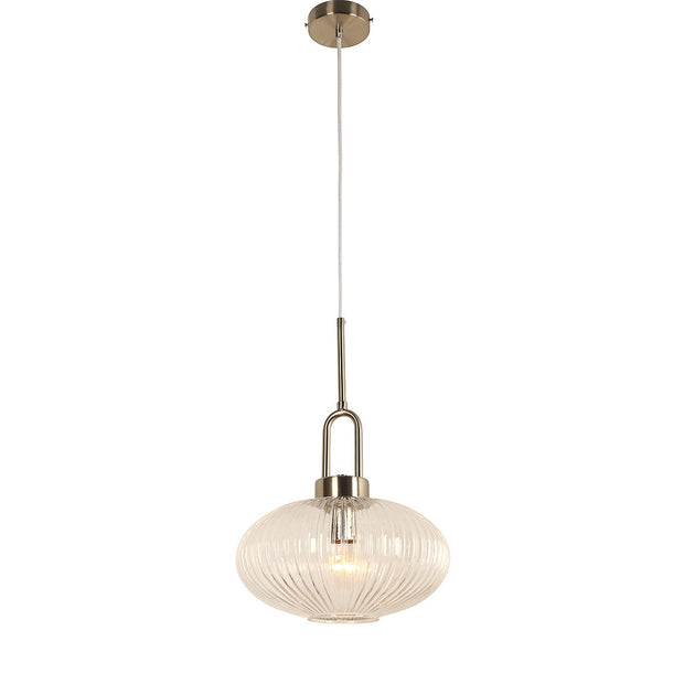 Cape 1 Light Pendant Brushed Nickel