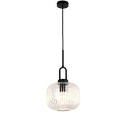 Main Pendant Black Cord Matte Black