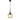 Main Pendant Black Cord Matte Black