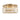 Rotondo Small 30cm Flush 3 Light Crystal Glass Satin Brass