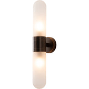 Hepburn Wall Light Antique Brass