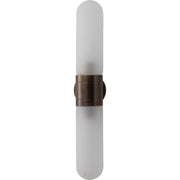 Hepburn Wall Light Antique Brass