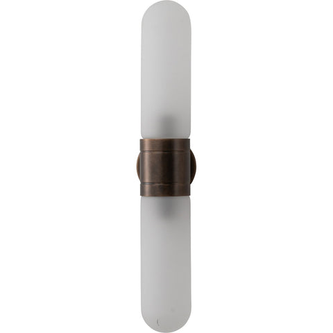 Hepburn Wall Light Antique Brass