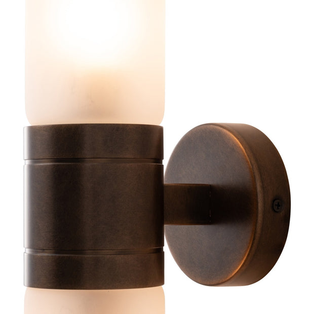 Hepburn Wall Light Antique Brass