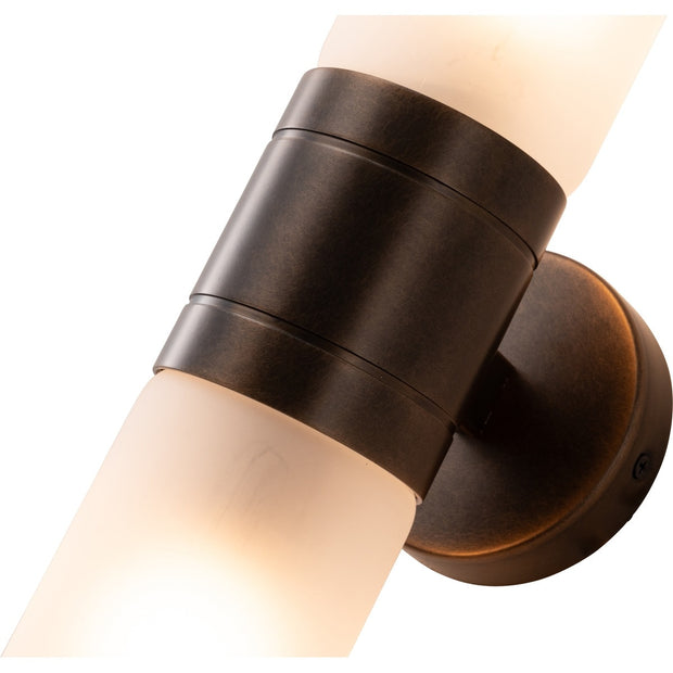 Hepburn Wall Light Antique Brass