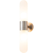 Hepburn Wall Light Brushed Nickel