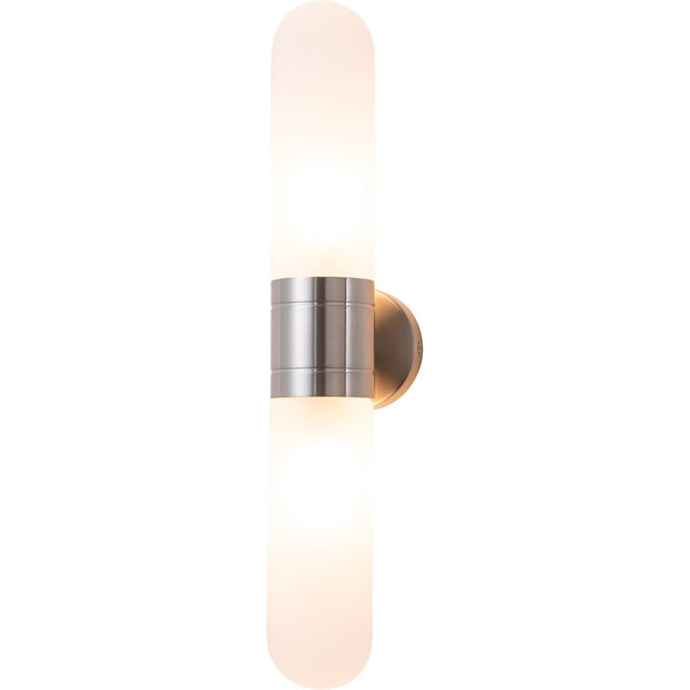 Hepburn Wall Light Brushed Nickel