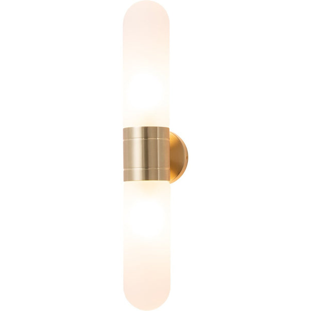 Hepburn Wall Light Satin Brass