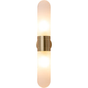 Hepburn Wall Light Satin Brass