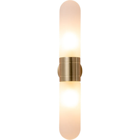 Hepburn Wall Light Satin Brass