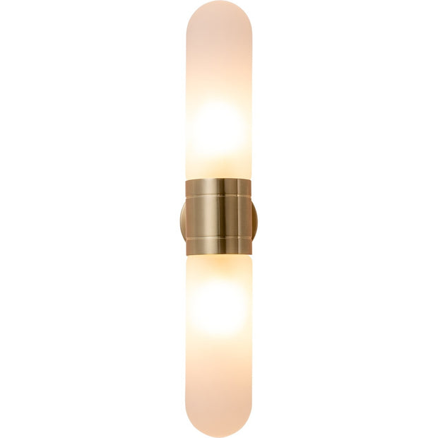 Hepburn Wall Light Satin Brass