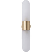 Hepburn Wall Light Satin Brass