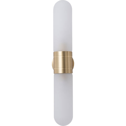 Hepburn Wall Light Satin Brass