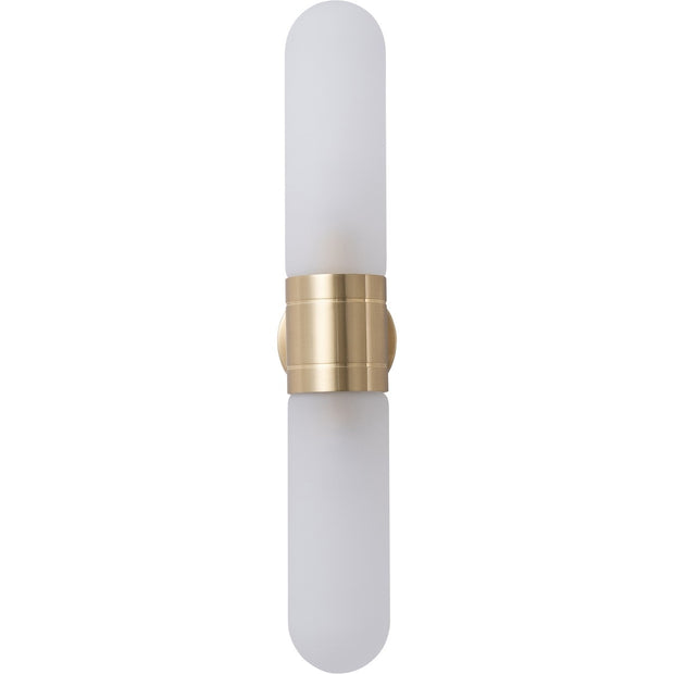 Hepburn Wall Light Satin Brass