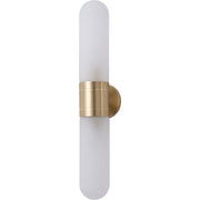 Hepburn Wall Light Satin Brass