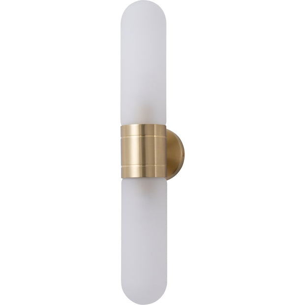 Hepburn Wall Light Satin Brass