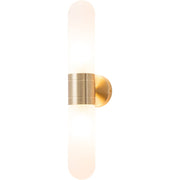 Hepburn Wall Light Satin Brass