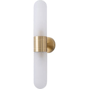 Hepburn Wall Light Satin Brass