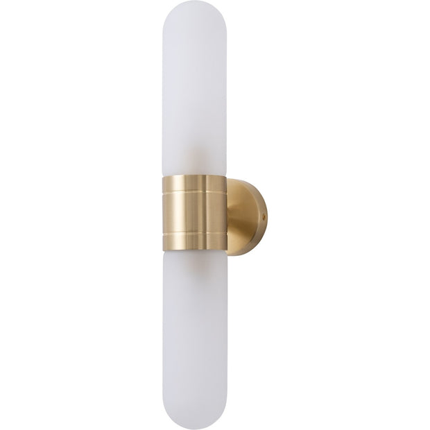 Hepburn Wall Light Satin Brass