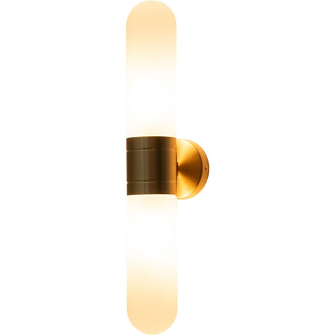 Hepburn Wall Light Satin Brass