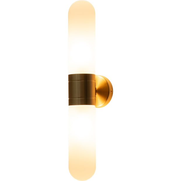 Hepburn Wall Light Satin Brass