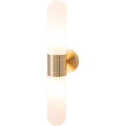 Hepburn Wall Light Satin Brass