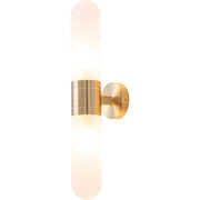 Hepburn Wall Light Satin Brass