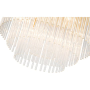 Evangeline Small 45cm 6 Light Chandelier Satin Brass