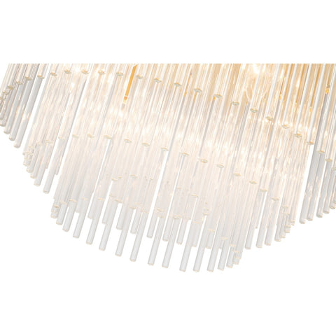 Evangeline Small 45cm 6 Light Chandelier Satin Brass