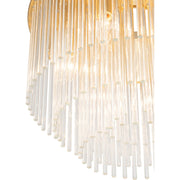 Evangeline Small 45cm 6 Light Chandelier Satin Brass