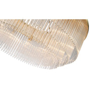 Evangeline Large 90cm 12 Light Chandelier Satin Brass
