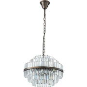 Evelyn Medium 50cm 4 Light Chandelier Antique Brass