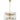 Collette 60cm 6 Light 1 Tier Chandelier Satin Brass