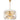 Collette 60cm 6 Light 1 Tier Chandelier Satin Brass