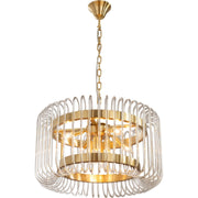 Collette 60cm 6 Light 1 Tier Chandelier Satin Brass