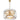 Collette 60cm 6 Light 1 Tier Chandelier Satin Brass