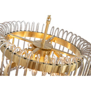 Collette 60cm 6 Light 1 Tier Chandelier Satin Brass