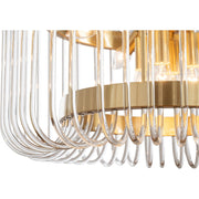 Collette 60cm 6 Light 1 Tier Chandelier Satin Brass