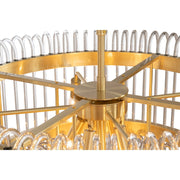 Collette 80cm 13 Light 2 Tier Chandelier Satin Brass